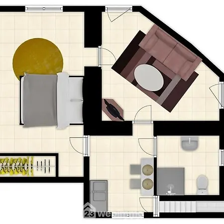 Petite Maison Atypique à 20min Du Futuroscope, Avec Terrasse Appartement Saint-Benoît-des-Ondes